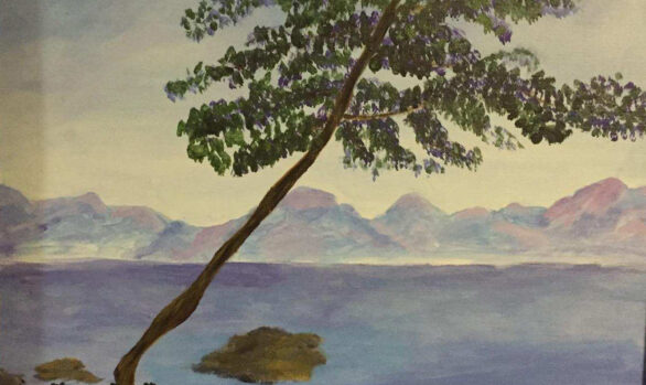 Rendition of Monet's Antibes by Linda