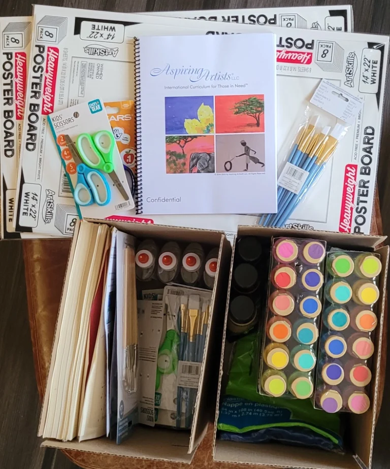 Aspiring Artists® donates art supplies to the Hands of Providence orphanage in Albania
