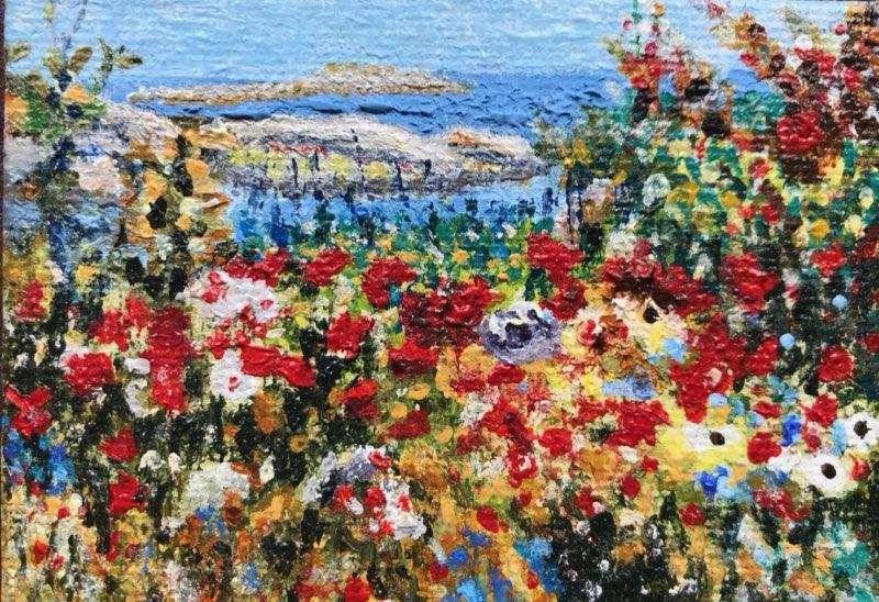 Rendition of Childe Hassam's Ocean View by Susan
